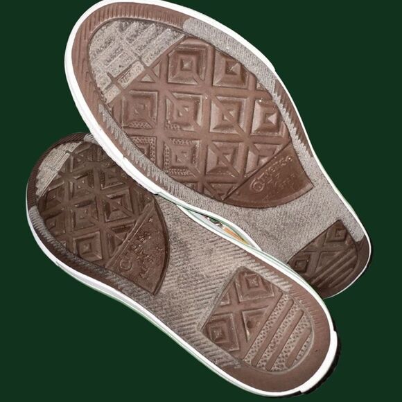 Converse Chuck Taylor All Star GS Christmas Gingerbread Canvas Sneakers Size 2 - Picture 4 of 7